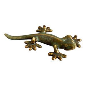 Golden Pond Gecko Wall Plaque